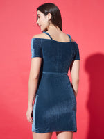 Off-Shoulder Mini Bodycon Party Dress