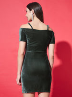 Off-Shoulder Mini Bodycon Party Dress