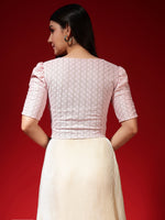 Self Design Jacquard Saree Blouse