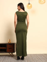 Cowl Neck Maxi Dress