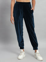 Velvet Tracksuit Set for Women with Hoodie and Handy Pockets