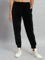 Velvet Tracksuit Set for Women with Hoodie and Handy Pockets