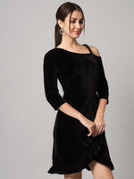 One Shoulder Straps Sheath Dress