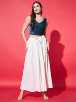 V-Neck Velvet Saree Blouse