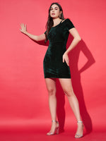 Off-Shoulder Mini Bodycon Party Dress