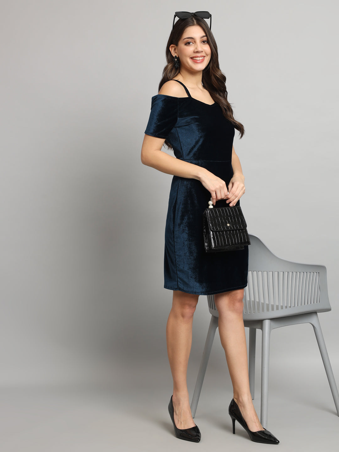 Off-Shoulder Mini Bodycon Party Dress