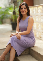 London Crepe Lycra Sleeveless Bodycon Midi Dress