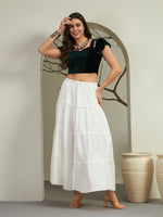 Velvet Cut-Out Flutter Sleeve Crop Top