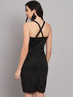 Lycra Black Dress for Women