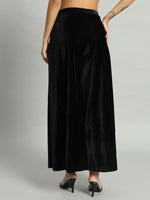 Wide Bottoms Stylish Palazzo Pants Party Trousers Peacock Blue