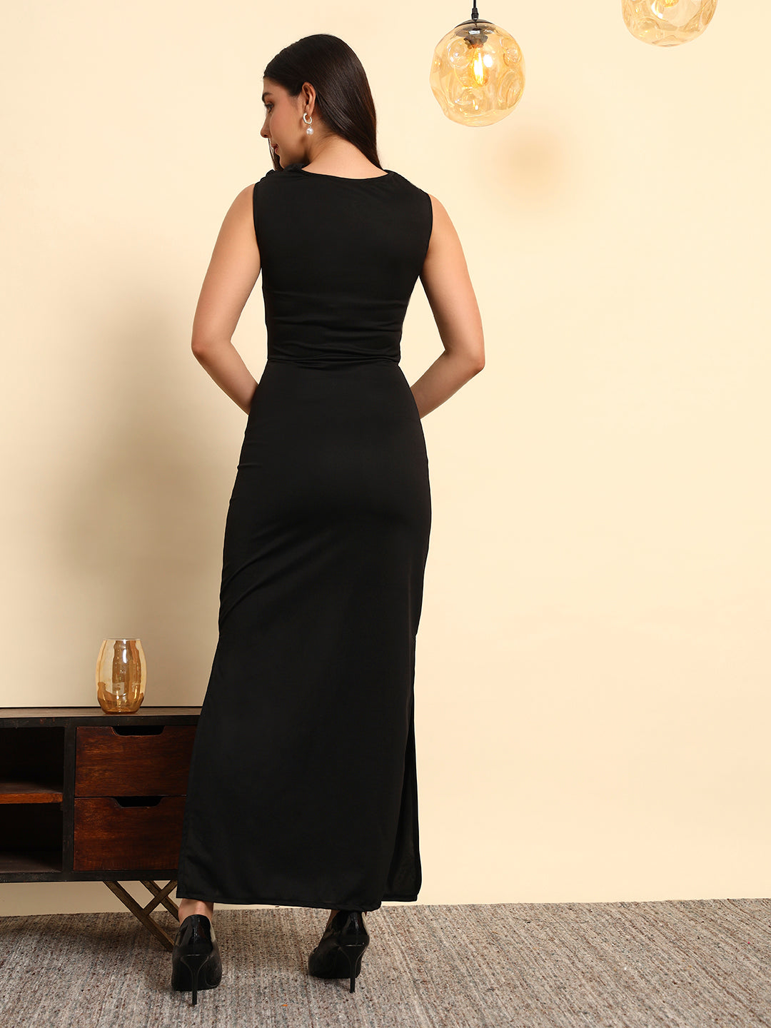 Cowl Neck Maxi Dress
