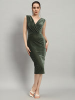 Velvet Bodycon Dress for Women