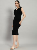 Velvet Bodycon Dress for Women