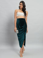Women A-Line Midi Pencil Skirt