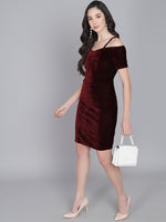Off-Shoulder Mini Bodycon Party Dress