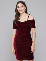 Off-Shoulder Mini Bodycon Party Dress